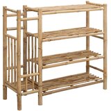  Polica za cipele s policom Prirodna 88 x 27 x 80 cm Bambus | shoptok.hr
