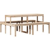  Stol za piknik 160 x 134 x 75 cm od masivne borovine | shoptok.hr