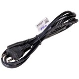 Akyga tok priključni kabel [1x ženski konektor za manjše naprave C7 - 1x evropski moški konektor] 0.50 m črna, (20414155) | Shoptok.si