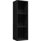 Maison Chic Knjižna omara - Knjižni regal črna 36x30x114 cm iverna plošča, (21724973) Cene