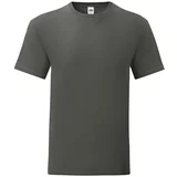 Fruit Of The Loom Graphite Iconic Combed Cotton T-shirt