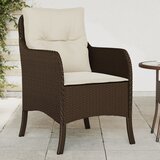 Maison Chic Vrtni stoli - Stol za vrt z blazinami 2 kosa rjav poli ratan JS2146, (21876972) | Shoptok.si
