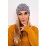 Kesi Cap with fleece Agnieszka K239 light gray | Shoptok.si
