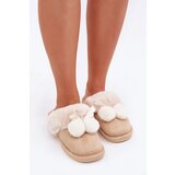  Women's Slippers With Fur Beige Nartani Cene