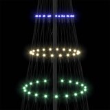 vidaXL LED božićno drvce Šareni 138.5 x 138.5 x 399 cm Metal | shoptok.hr