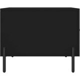 vidaXL klubske mizice 2 kosa črne 50x50x40 cm inženirski les | Shoptok.si