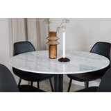 Venture Home Estelle okrugli blagovaonski stol ⌀106 cm, bijeli | shoptok.hr