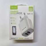 BAVIN punjač 2.4A 2xUSB-A + kabl type-a na type-c bela | ePonuda.com