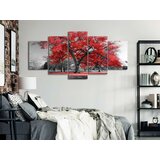  Slika - Autumn in the Park (5 Parts) Wide Red 200x100 | shoptok.hr