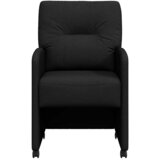  Blagovačke stolice s kotačima 2 pcs Crna 57 x 67 x 95 cm | Eponuda.ba