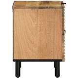 vidaXL Nočne omarice 2 kosa Rjava 40x33x46 cm Masivni les Mango | Shoptok.si