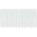  Čipkasta zavjesa sa zavjesama Bijelo 140 x 500 cm Poliester | shoptok.hr
