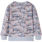  Dječja topla majica siva prošarana 116 | shoptok.hr