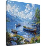  Pokrajinsko slikarstvo na platnu Mirno jezero Cene