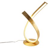 PAUL NEUHAUS Design namizna svetilka zlata 38,5 cm z LED in zatemnilnikom - Belinda Cene