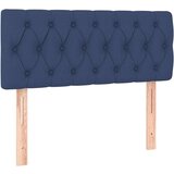  Krevet box spring s madracem LED plavi 120 x 200 cm od tkanine | shoptok.hr