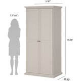 Tvilum Kremno bela garderobna omara 96x201x60,5 cm Paris – | Shoptok.si