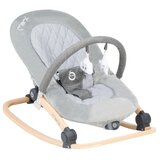 Olimp Sport Ležaljka za bebe Grey MoMi Lumiwood | ePonuda.com