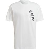 Adidas Tehnička sportska majica 'Essentials Brandlove' crna / bijela | shoptok.hr