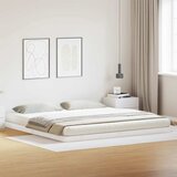  Krevet s daskama Bijelo 213,5 x 184 x 9 cm Čvrsto borovo drvo | shoptok.hr
