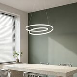  Brilagi-LED luster na sajli TWISTER LED/48W/230V, prigušiva, prečnik 50 cm, bela + daljinski upravljač | Eponuda.com