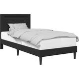  Krevetna konstrukcija Crna 100 x 200 cm Umjetna koža Slike