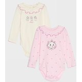Sinsay Pamučni bodiji s ukrasnim ovratnikom i motivom Marie 2 komada | shoptok.hr