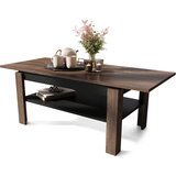 Mazzoni klub sto asti r hrast braon crni | ePonuda.com