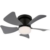 XXXL Globo 03609A - LED prigušiva plafonski ventilator HINES LED/10W/230V + daljinski upravljač siv | Eponuda.com