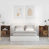 vidaXL Noćni ormarići s ladicama 2 pcs Staro drvo 49 x 36 x 61 cm Cijene