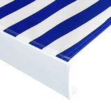  Motorizirana kasetna tenda 400x300 cm modra in bela, (20728714) | Shoptok.si