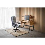 Venda pisalna miza kovina, leseni material črna, barve hrasta | Shoptok.si