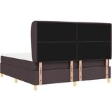  Krevet s opruga kutije Tamno smeđa 200 x 180 cm tkanina | shoptok.hr