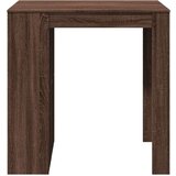vidaXL Barska miza rjavi hrast 102x70x103,5 cm inženirski les | Shoptok.si