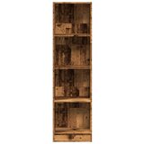 vidaXL Knjižna omara starinski les 40x24x143 cm inženirski les | Shoptok.si