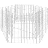  Šesterokutna gabionska sadlica 100 x 90 x 50 cm | shoptok.hr