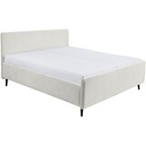 MID.YOU OBLAZINJENA POSTELJA 160 cm x 200 cm , tekstil, leseni material krem barve Cene