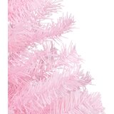  Umjetno osvijetljeno božićno drvce s kuglicama rozo 150 cm PVC | shoptok.hr