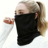 Topla maska za obraz iz flisa z ušesnimi zankami - izboljšana zaščita in udobje Black, (5000159519)