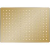  Glava za tuš od nehrđajućeg čelika 40 x 30 cm pravokutna zlatna | shoptok.hr