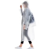 INF EVA dežni plašč za večkratno uporabo, nepremočljiv dežni pončo s kapuco XL, (21353681) | Shoptok.si