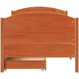 vidaXL Okvir kreveta bez madraca voštano smeđi 75 x 190 cm od borovine | shoptok.hr