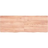 Stolna ploča svjetlosmeđa 140 x 50 x 6 cm tretirana hrastovina | shoptok.hr