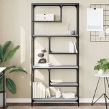  Regal za knjige boja sivog hrasta sonome 81x36x176 cm konstruirano drvo | shoptok.hr