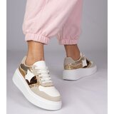 D/CEO marka niezdefiniowana Leopard glitter sneakers with animal print Bertula | Shoptok.si