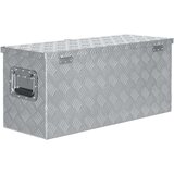 Aluminijska kutija 80 x 30 x 35 cm srebrna | shoptok.hr