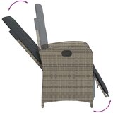 vidaXL 5-dijelni vrtni blagovaonski set sivi od poliratana | shoptok.hr