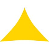 vidaXL Senčno jadro oksford blago trikotno 3x3x3 m rumeno, (20965785) | Shoptok.si