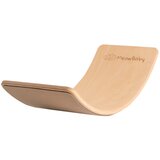 MeowBaby Drsna ravnotežna deska za otroke ® Montessori 80x30 cm, ravnotežna deska s flisom, bež, (20734404) | Shoptok.si
