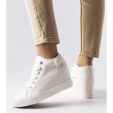 Big Star White wedge sneakers | shoptok.hr
